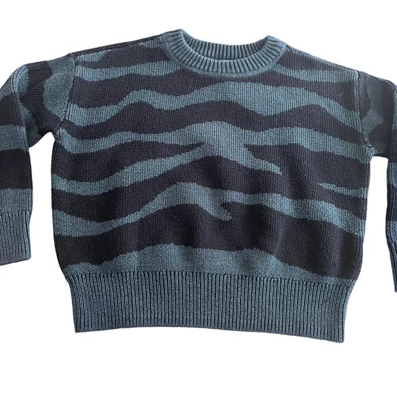 Gap boys blue green camo sweater XS/ 4-5 - Picture 1 of 5